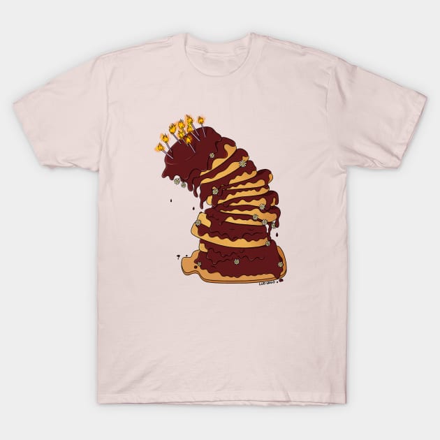 Birthday cake T-Shirt by ludvago